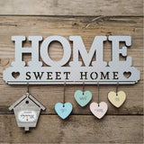 Home sweet Home שלט מעוצב לדלת