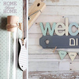"welcome" שלט מעוצב לדלת