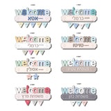 "welcome" שלט מעוצב לדלת